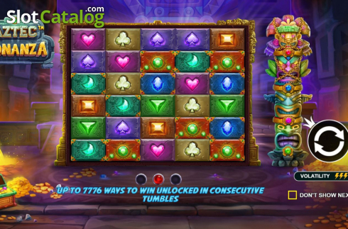 Οθόνη2. Aztec Bonanza Κουλοχέρης