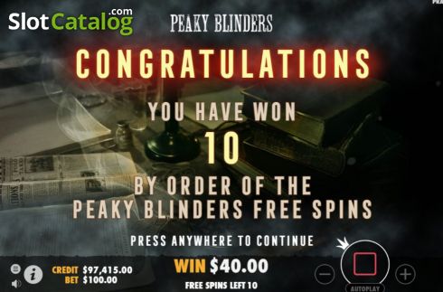 Οθόνη5. Peaky Blinders Κουλοχέρης