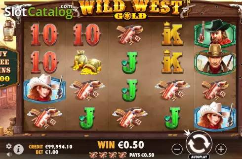 Οθόνη4. Wild West Gold Κουλοχέρης