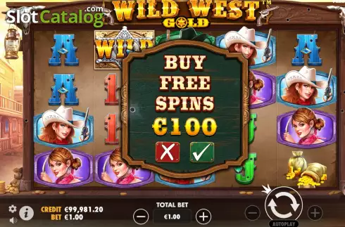 Οθόνη6. Wild West Gold Κουλοχέρης