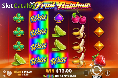 Οθόνη4. Fruit Rainbow Κουλοχέρης