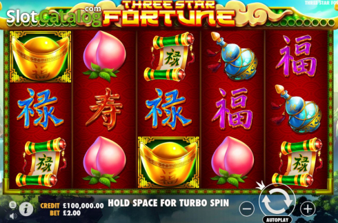 Οθόνη3. Three Star Fortune (Pragmatic Play) Κουλοχέρης