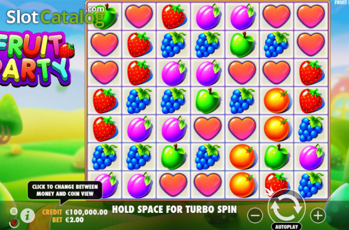 Οθόνη3. Fruit Party (Pragmatic Play) Κουλοχέρης