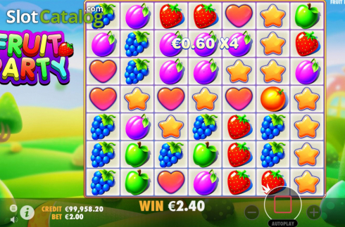 Οθόνη5. Fruit Party (Pragmatic Play) Κουλοχέρης