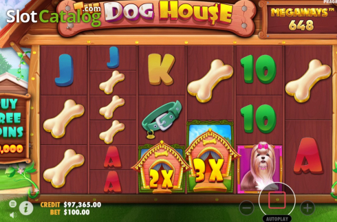 Οθόνη4. The Dog House Megaways Κουλοχέρης
