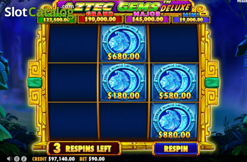 Οθόνη6. Aztec Gems Deluxe Κουλοχέρης 