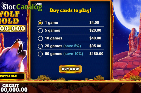 Οθόνη2. Wolf Gold Scratchcard Κουλοχέρης