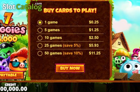 Οθόνη2. 7 Piggies Scratchcard Κουλοχέρης