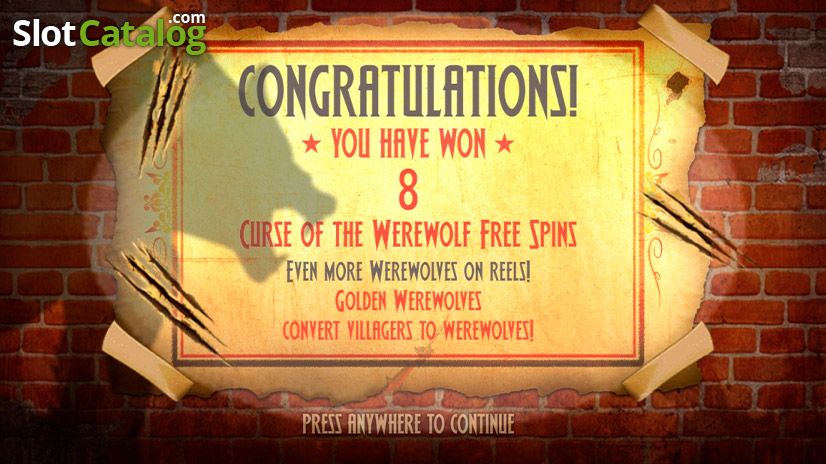 Video Curse of the Werewolf Megawaysseveral περιστροφές Curse of the Werewolf Megaways