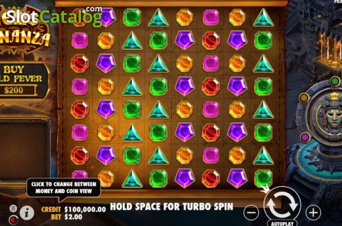 Οθόνη3. Gems Bonanza (Pragmatic Play) Κουλοχέρης