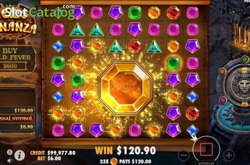 Οθόνη6. Gems Bonanza (Pragmatic Play) Κουλοχέρης