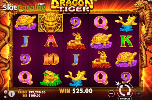Οθόνη2. Dragon Tiger (Pragmatic Play) Κουλοχέρης 
