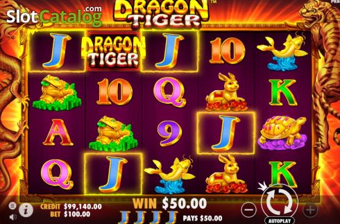 Οθόνη3. Dragon Tiger (Pragmatic Play) Κουλοχέρης 