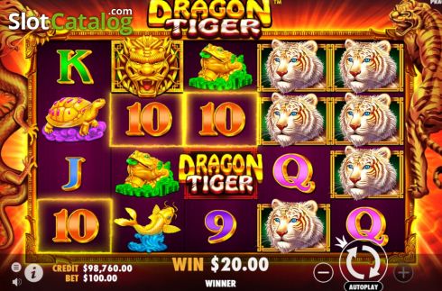 Οθόνη4. Dragon Tiger (Pragmatic Play) Κουλοχέρης 