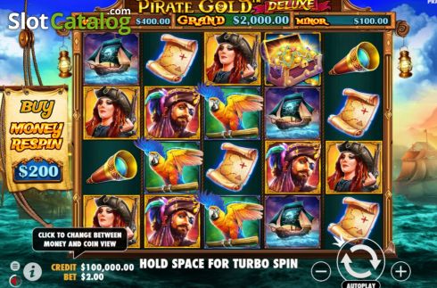 Οθόνη3. Pirate Gold Deluxe Κουλοχέρης