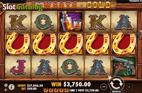 Οθόνη4. Cowboys Gold Κουλοχέρης