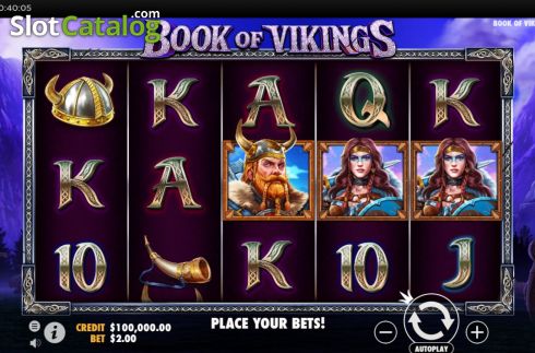 Οθόνη3. Book of Vikings Κουλοχέρης 