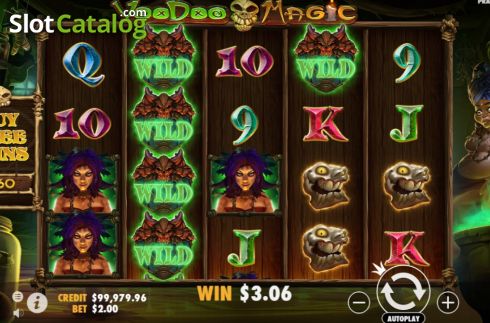 Οθόνη5. Voodoo Magic (Pragmatic Play) Κουλοχέρης