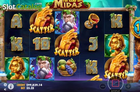 Οθόνη5. The Hand of Midas (Pragmatic Play) Κουλοχέρης