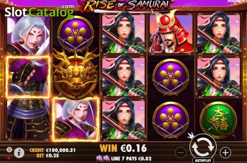 Οθόνη5. Rise of Samurai Κουλοχέρης