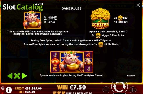 Οθόνη7. Golden Ox (Pragmatic Play) Κουλοχέρης