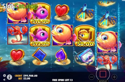 Οθόνη8. Fishin Reels Κουλοχέρης 