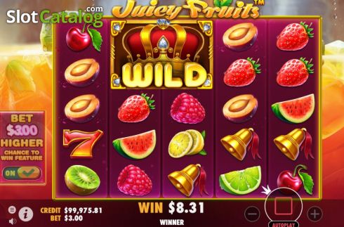 Οθόνη4. Juicy Fruits (Pragmatic Play) Κουλοχέρης 