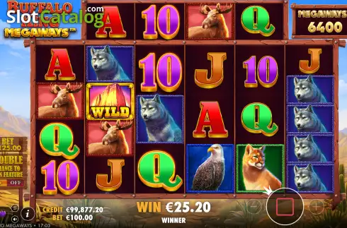 Οθόνη3. Buffalo King Megaways Κουλοχέρης 