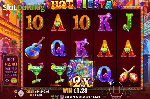 Οθόνη4. Hot Fiesta Κουλοχέρης 