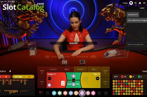 Οθόνη4. Dragon Tiger Live (Pragmatic Play) Κουλοχέρης 