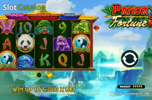 Οθόνη2. Pandas Fortune 2 Κουλοχέρης
