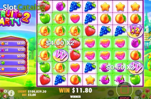 Οθόνη6. Fruit Party 2 Κουλοχέρης