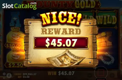 Οθόνη5. Bounty Gold Κουλοχέρης