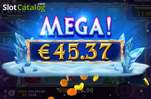 Οθόνη5. Crystal Cavern Megaways Κουλοχέρης