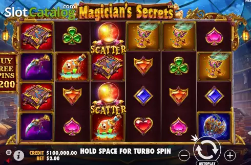 Οθόνη2. Magician's Secrets Κουλοχέρης