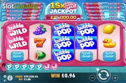 Οθόνη4. Bubble Pop Κουλοχέρης 