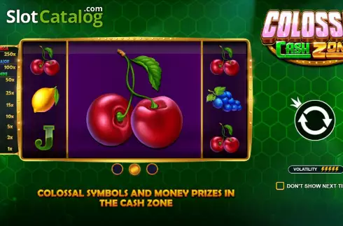 Οθόνη2. Colossal Cash Zone Κουλοχέρης 