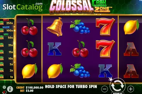 Οθόνη3. Colossal Cash Zone Κουλοχέρης 