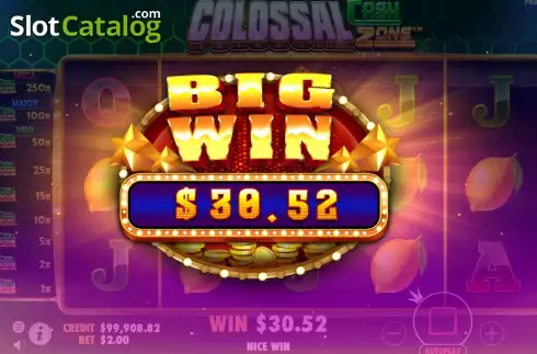 Οθόνη6. Colossal Cash Zone Κουλοχέρης 