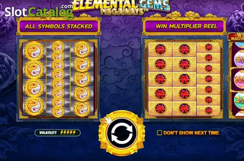 Οθόνη2. Elemental Gems Megaways Κουλοχέρης