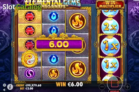 Οθόνη4. Elemental Gems Megaways Κουλοχέρης