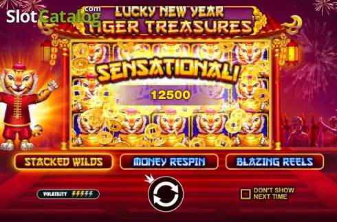 Οθόνη2. Lucky New Year - Tiger Treasures Κουλοχέρης