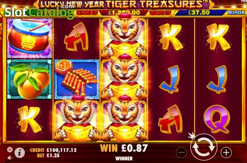 Οθόνη3. Lucky New Year - Tiger Treasures Κουλοχέρης