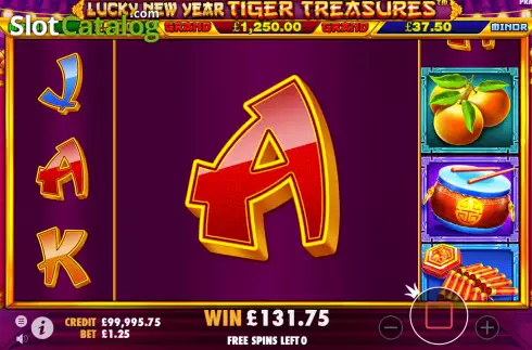 Οθόνη6. Lucky New Year - Tiger Treasures Κουλοχέρης