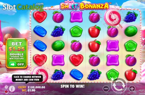 Οθόνη2. Vbet Sweet Bonanza Κουλοχέρης