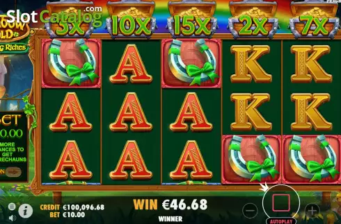 Οθόνη5. Rainbow Gold (Pragmatic Play) Κουλοχέρης