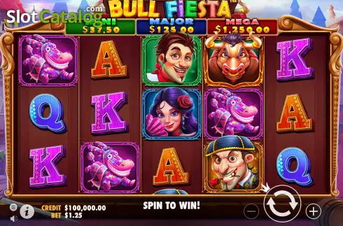Οθόνη3. Bull Fiesta Κουλοχέρης 