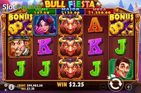 Οθόνη4. Bull Fiesta Κουλοχέρης 