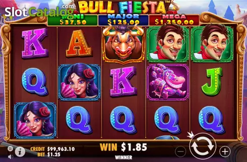 Οθόνη5. Bull Fiesta Κουλοχέρης 