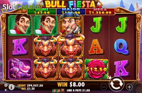 Οθόνη6. Bull Fiesta Κουλοχέρης 